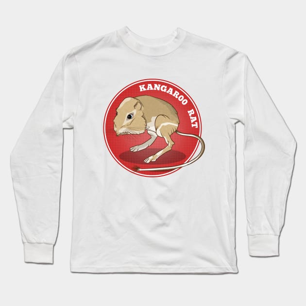 Kangaroo Rat Long Sleeve T-Shirt by mailboxdisco